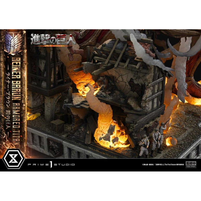 Prime 1 Studio Attacco su Titano (animazione televisiva) Reiner Braun Titano corazzato - serie Ultimate Diorama Masterline