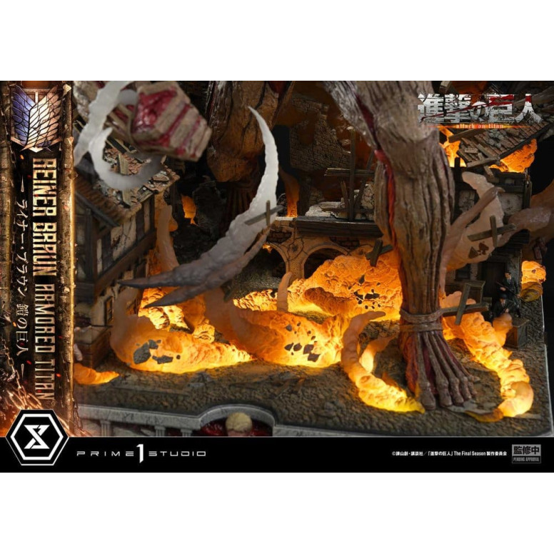 Prime 1 Studio Attacco su Titano (animazione televisiva) Reiner Braun Titano corazzato - serie Ultimate Diorama Masterline