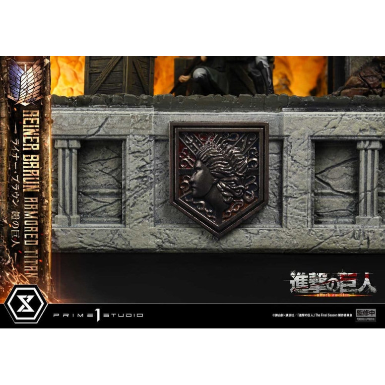 Prime 1 Studio Attacco su Titano (animazione televisiva) Reiner Braun Titano corazzato - serie Ultimate Diorama Masterline
