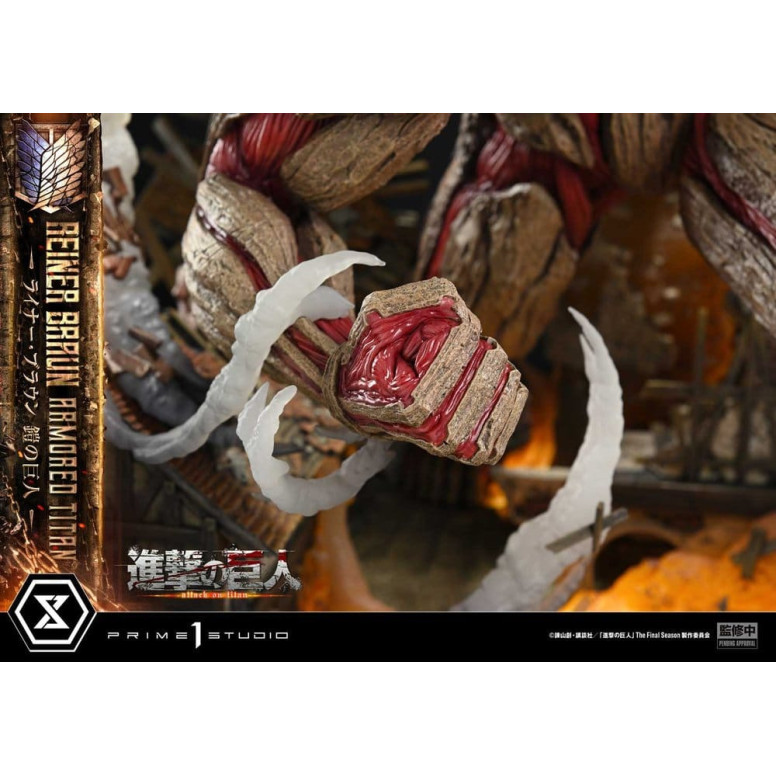 Prime 1 Studio Attacco su Titano (animazione televisiva) Reiner Braun Titano corazzato - serie Ultimate Diorama Masterline