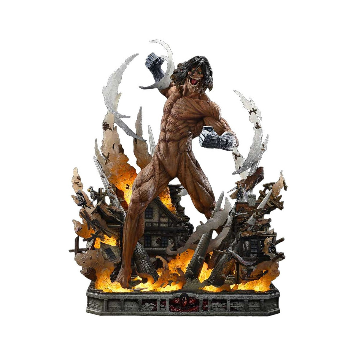 Prime 1 Studio Attack on Titan (animazione televisiva) Eren Yeager Attack Titan - serie Ultimate Diorama Masterline