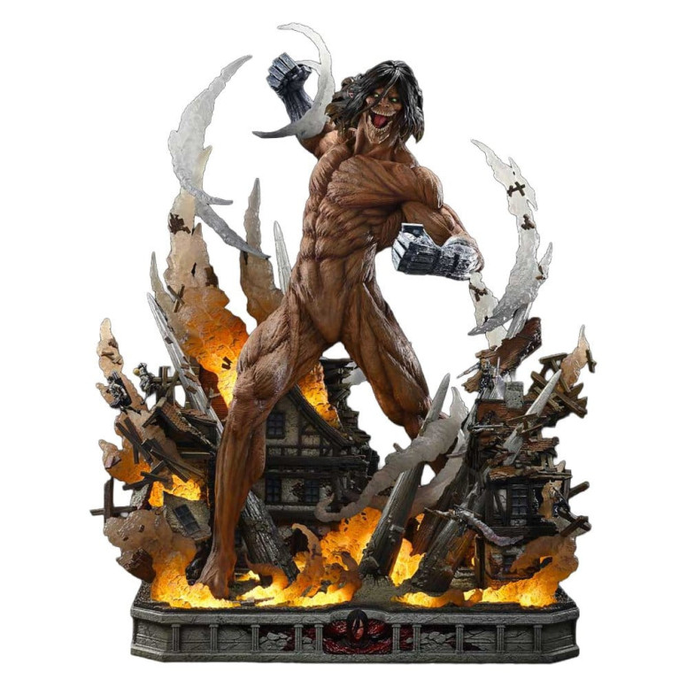 Prime 1 Studio Attack on Titan (animazione televisiva) Eren Yeager Attack Titan - serie Ultimate Diorama Masterline
