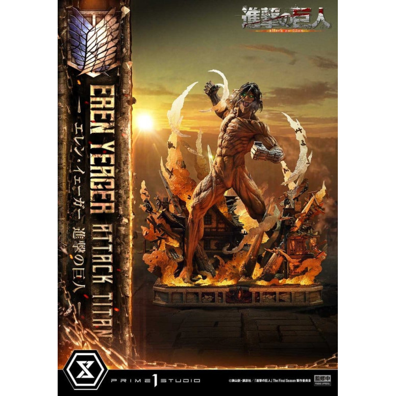 Prime 1 Studio Attack on Titan (animazione televisiva) Eren Yeager Attack Titan - serie Ultimate Diorama Masterline