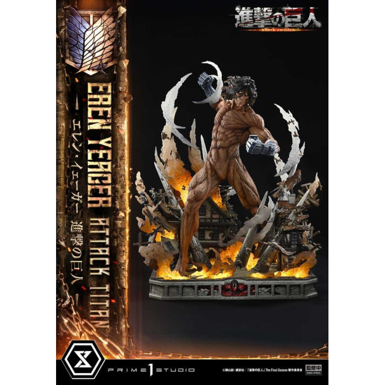 Prime 1 Studio Attack on Titan (animazione televisiva) Eren Yeager Attack Titan - serie Ultimate Diorama Masterline