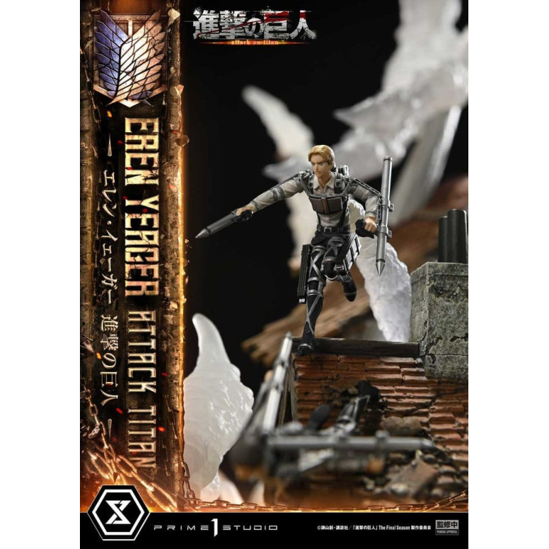 Prime 1 Studio Attack on Titan (animazione televisiva) Eren Yeager Attack Titan - serie Ultimate Diorama Masterline