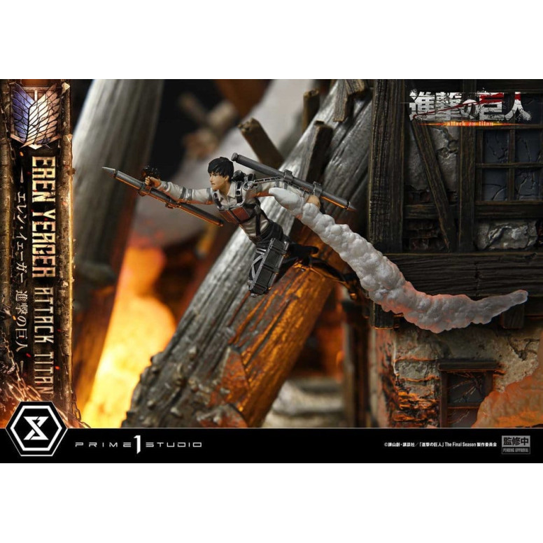 Prime 1 Studio Attack on Titan (animazione televisiva) Eren Yeager Attack Titan - serie Ultimate Diorama Masterline