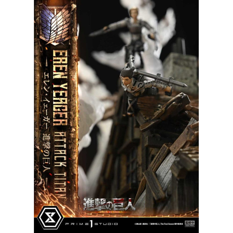Prime 1 Studio Attack on Titan (animazione televisiva) Eren Yeager Attack Titan - serie Ultimate Diorama Masterline