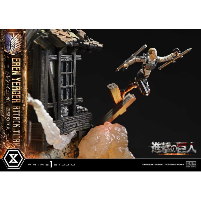 Prime 1 Studio Attack on Titan (animazione televisiva) Eren Yeager Attack Titan - serie Ultimate Diorama Masterline