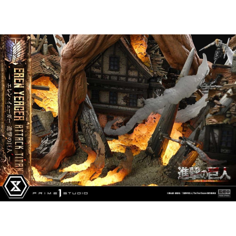 Prime 1 Studio Attack on Titan (animazione televisiva) Eren Yeager Attack Titan - serie Ultimate Diorama Masterline