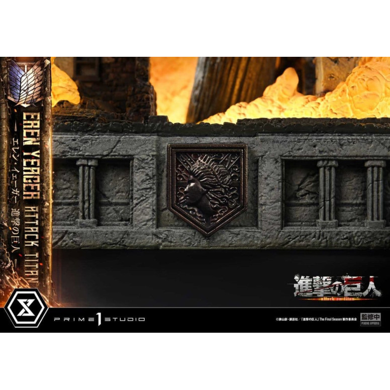 Prime 1 Studio Attack on Titan (animazione televisiva) Eren Yeager Attack Titan - serie Ultimate Diorama Masterline
