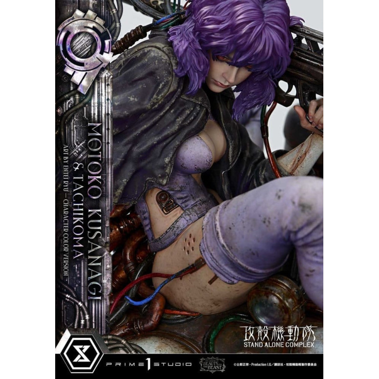 Prime 1 Studio Ghost in the Shell SAC - Motoko Kusanagi & Tachikoma Versione Bonus - La leggenda della bella e della bestia