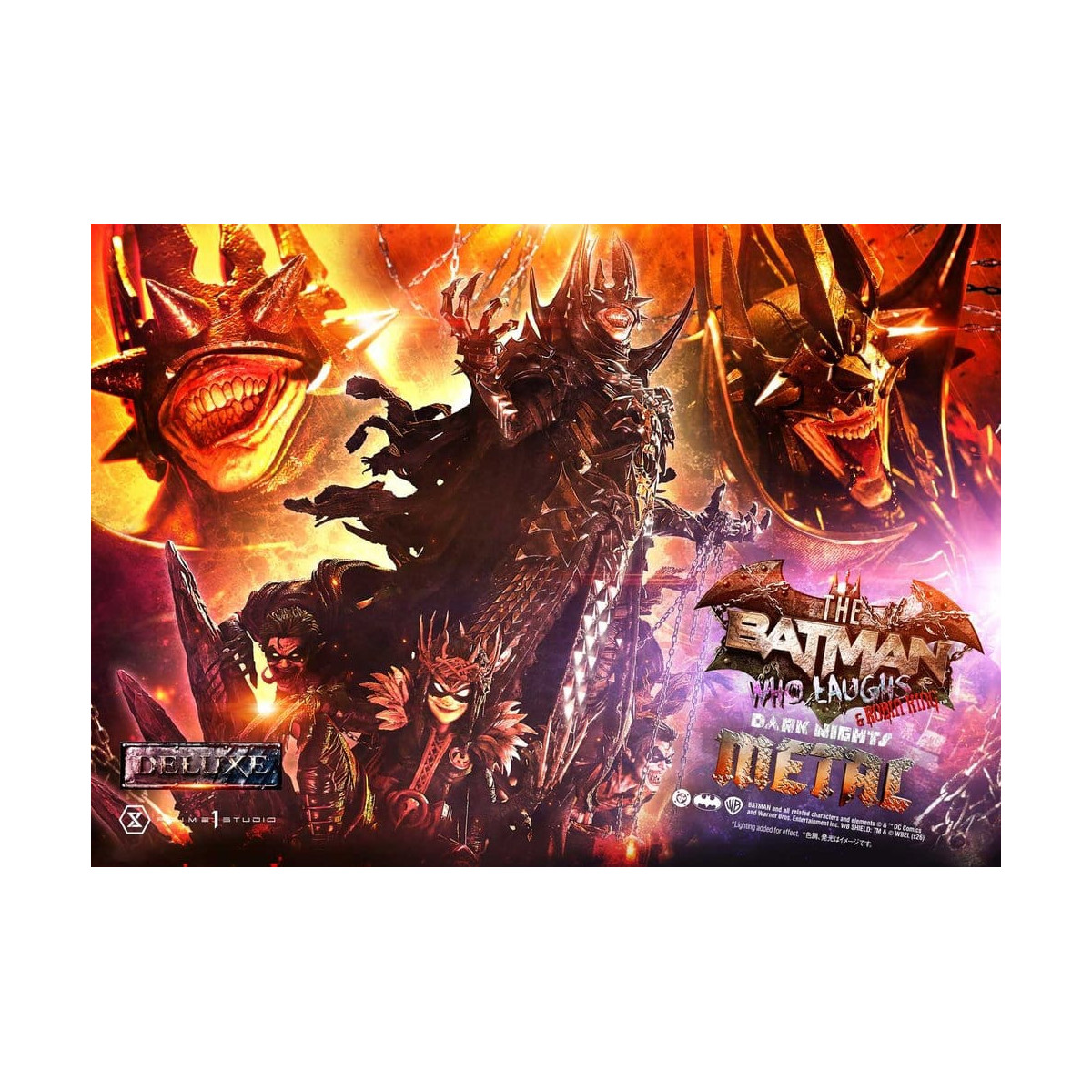Prime 1 Studio - Museo Masterline 1/3 - Il Batman che ride e Robin King versione deluxe - Notti oscure: Death Metal