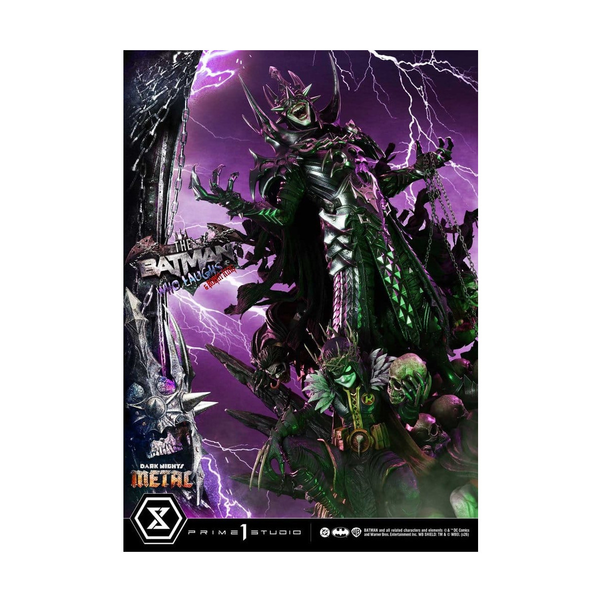 Prime 1 Studio - Museo Masterline 1/3 - Il Batman che ride e Robin King versione deluxe - Notti oscure: Death Metal