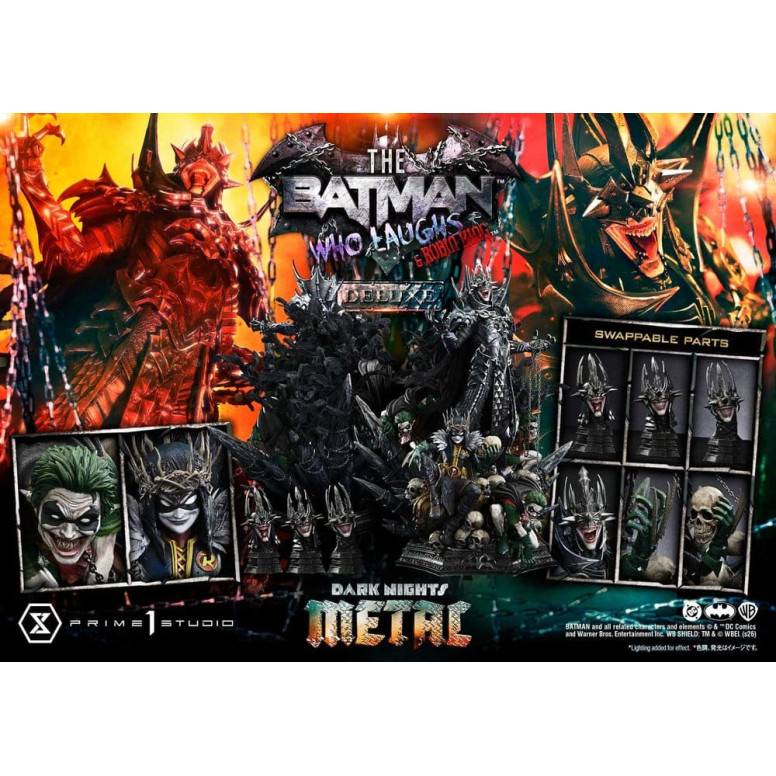 Prime 1 Studio - Museo Masterline 1/3 - Il Batman che ride e Robin King versione deluxe - Notti oscure: Death Metal