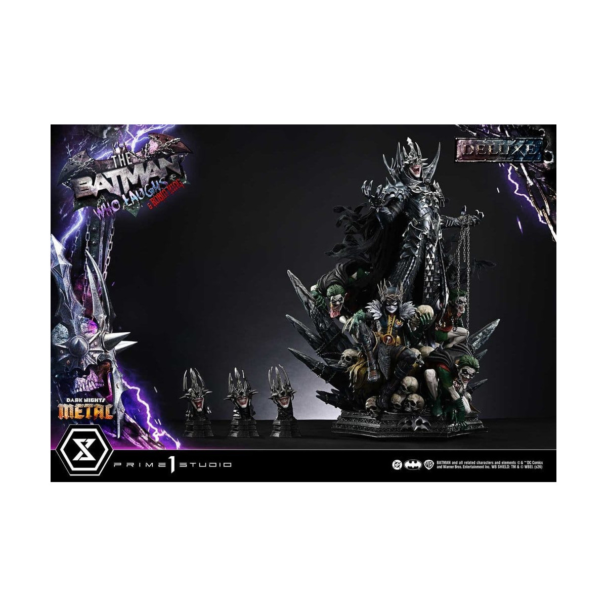 Prime 1 Studio - Museo Masterline 1/3 - Il Batman che ride e Robin King versione deluxe - Notti oscure: Death Metal