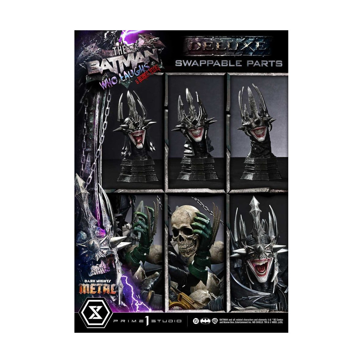 Prime 1 Studio - Museo Masterline 1/3 - Il Batman che ride e Robin King versione deluxe - Notti oscure: Death Metal