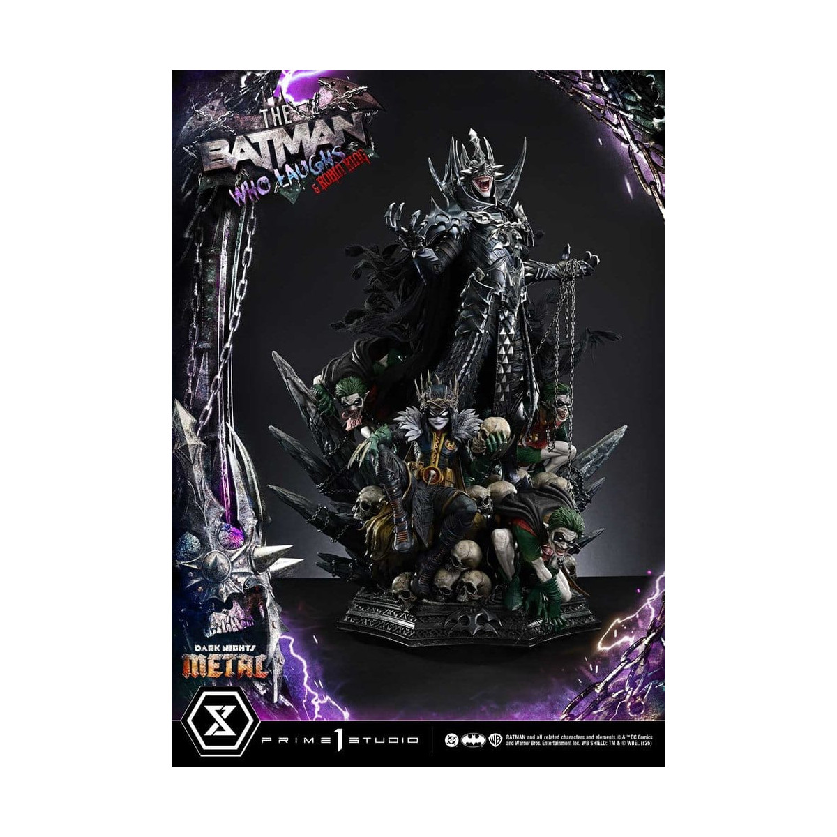 Prime 1 Studio - Museo Masterline 1/3 - Il Batman che ride e Robin King versione deluxe - Notti oscure: Death Metal