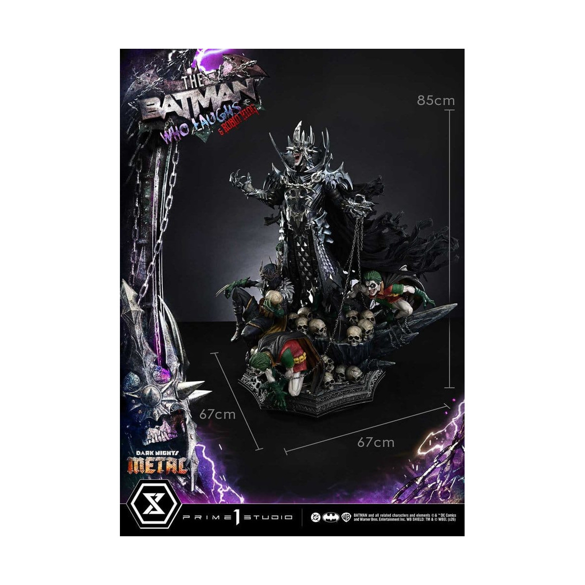 Prime 1 Studio - Museo Masterline 1/3 - Il Batman che ride e Robin King versione deluxe - Notti oscure: Death Metal