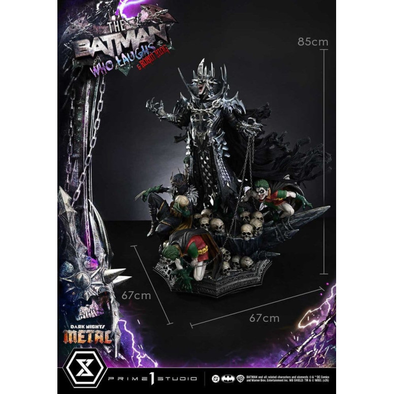 Prime 1 Studio - Museo Masterline 1/3 - Il Batman che ride e Robin King versione deluxe - Notti oscure: Death Metal