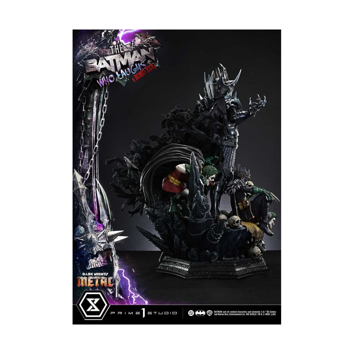 Prime 1 Studio - Museo Masterline 1/3 - Il Batman che ride e Robin King - Notti oscure: il metallo della morte