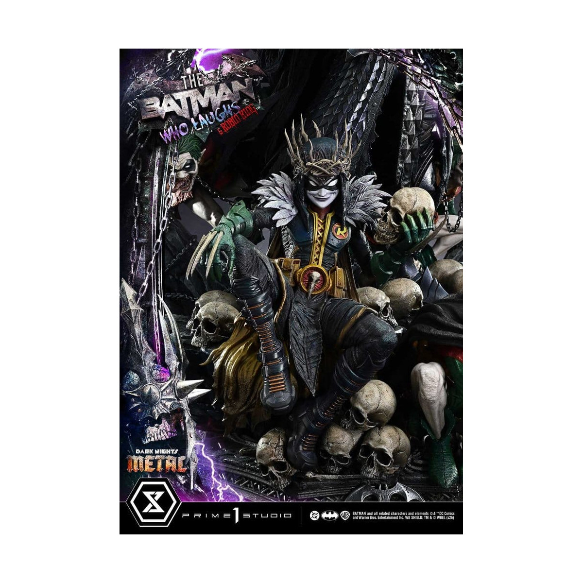 Prime 1 Studio - Museo Masterline 1/3 - Il Batman che ride e Robin King - Notti oscure: il metallo della morte