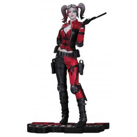 DC Direct Statue Harley Quinn Red, White & Black statuette Arkham Asylum