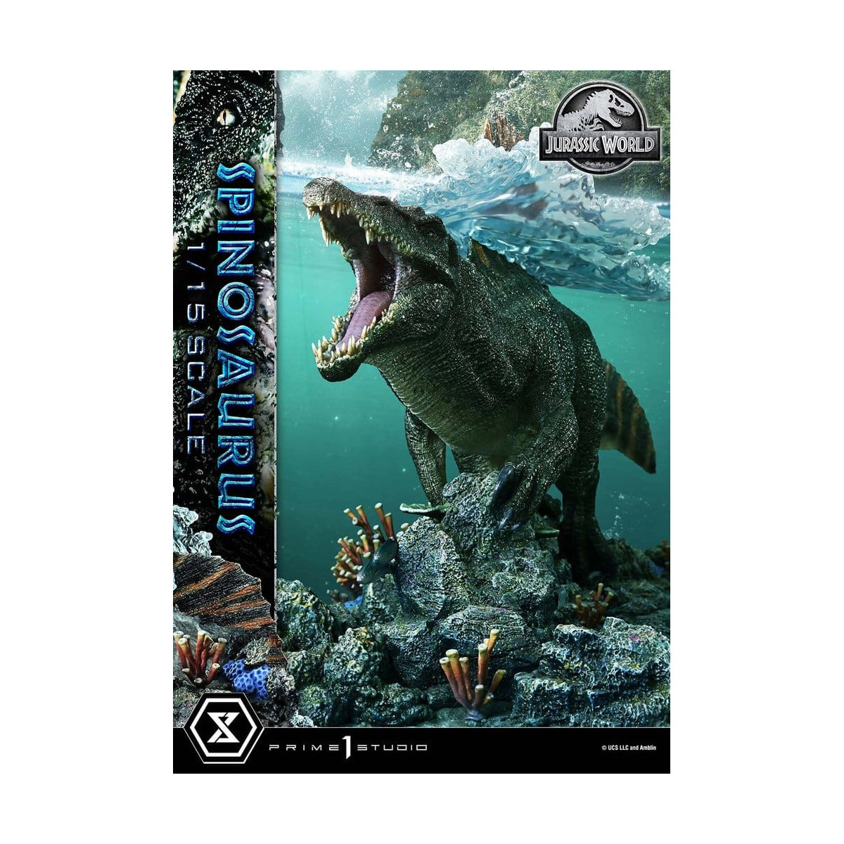 Prime 1 Studio - Rinascita del mondo giurassico - Collezione del museo Spinosaurus Legacy 1/15