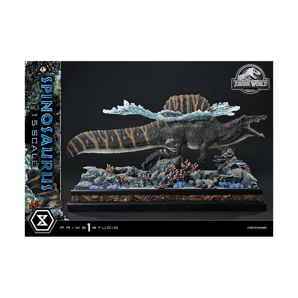 Prime 1 Studio - Rinascita del mondo giurassico - Collezione del museo Spinosaurus Legacy 1/15