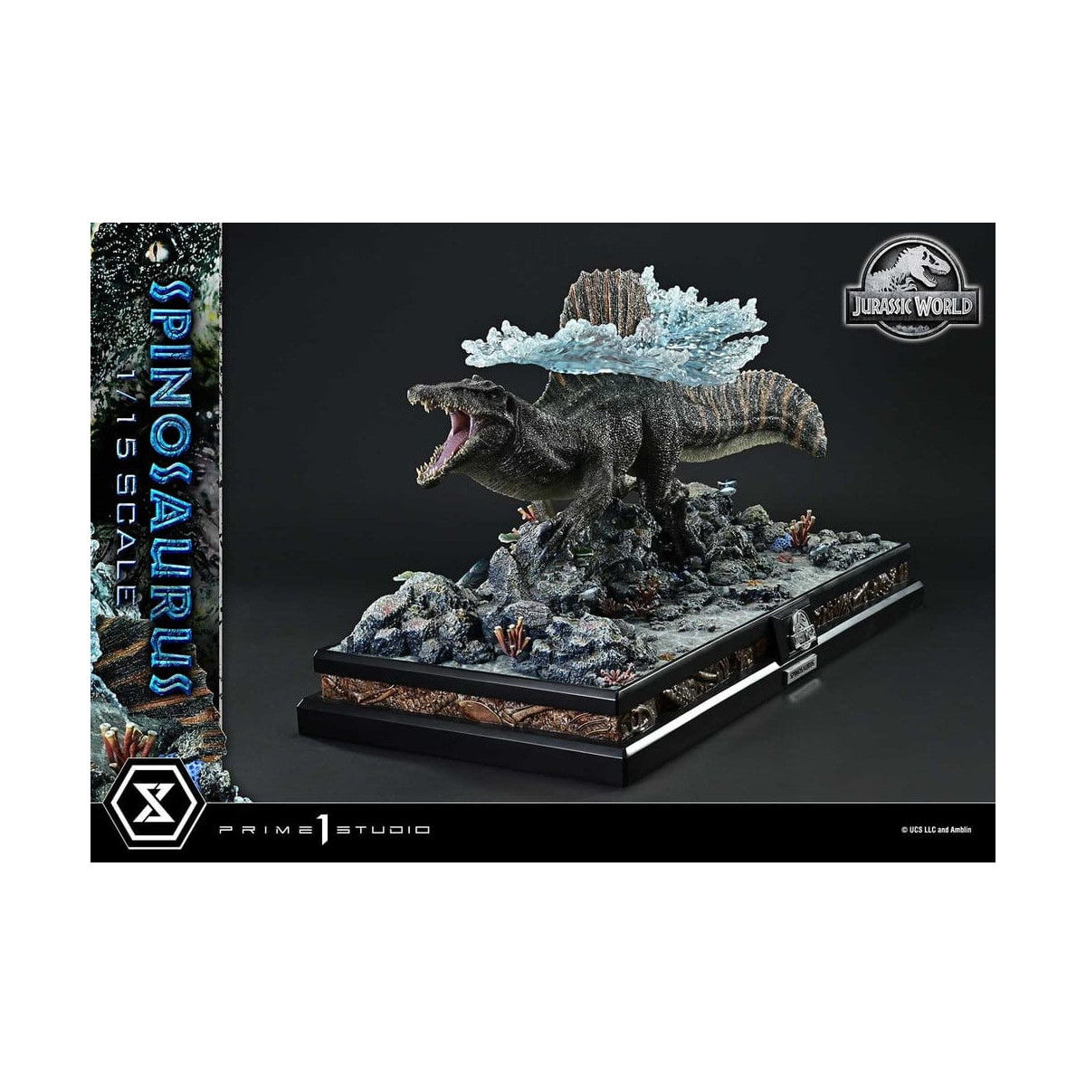 Prime 1 Studio - Rinascita del mondo giurassico - Collezione del museo Spinosaurus Legacy 1/15