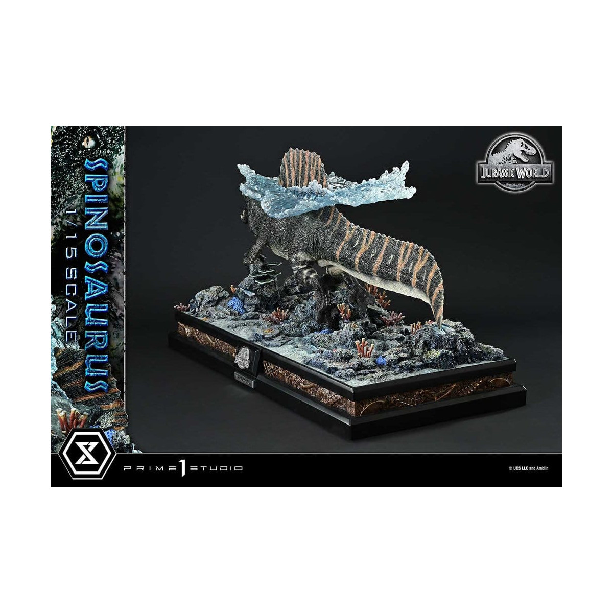 Prime 1 Studio - Rinascita del mondo giurassico - Collezione del museo Spinosaurus Legacy 1/15