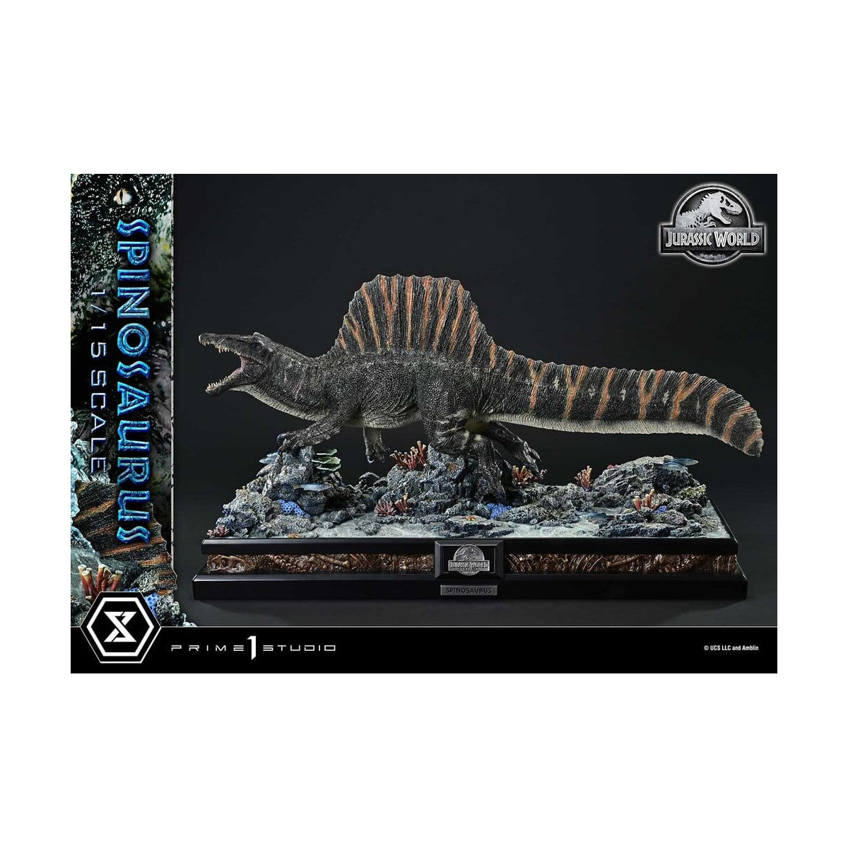 Prime 1 Studio - Rinascita del mondo giurassico - Collezione del museo Spinosaurus Legacy 1/15