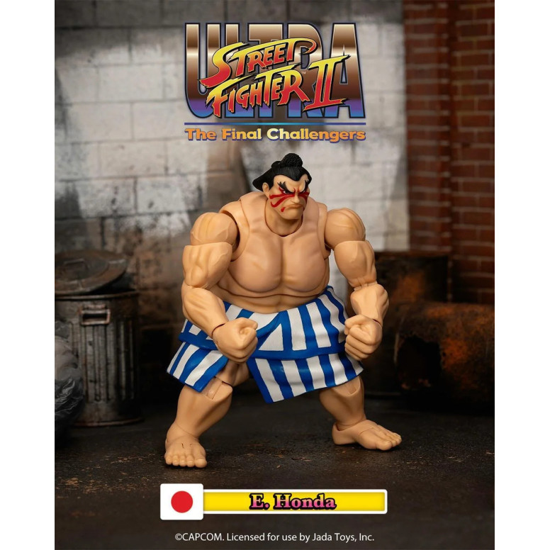 Jada Toys - E.HONDA 1/12 - Ultra Street Fighter II: Gli sfidanti finali - Serie 5