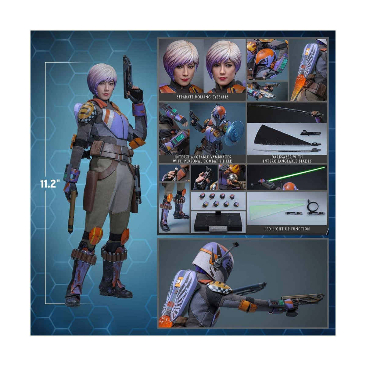 Hot Toys - Sabine Wren TMS 1/6 - Star Wars: Rebels