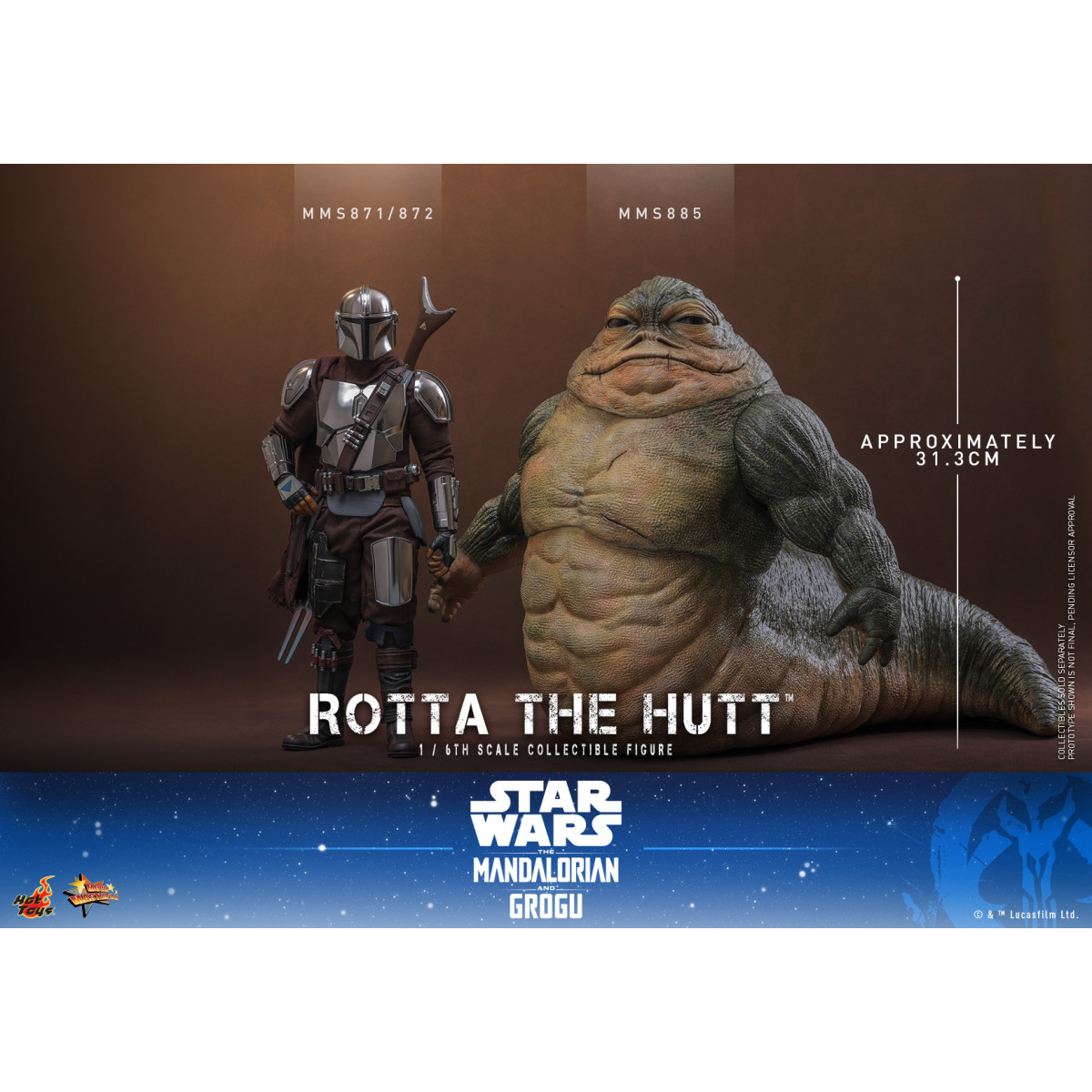 Hot Toys - Rotta The Hutt MMS 1/6 - Star Wars: The Mandalorian & Grogu