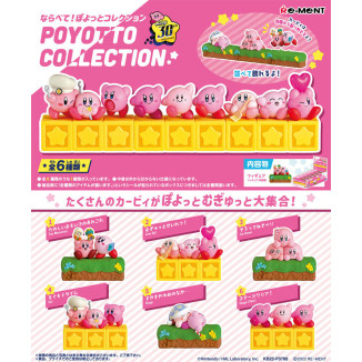 Re-Ment - Kirby in Dreamland - Narabete! POYOTTO COLLECTION set di 6 figure in scatola cieca.