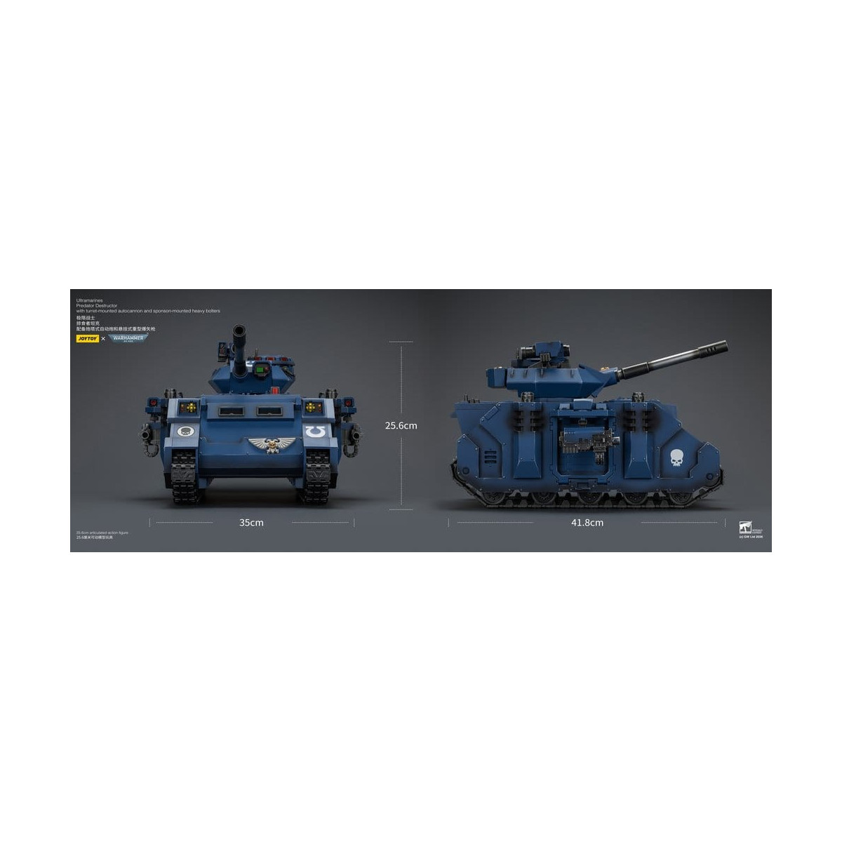 JoyToy - Space Marines - Ultramarines - Predator Destructor 1/18 - Warhammer 40K