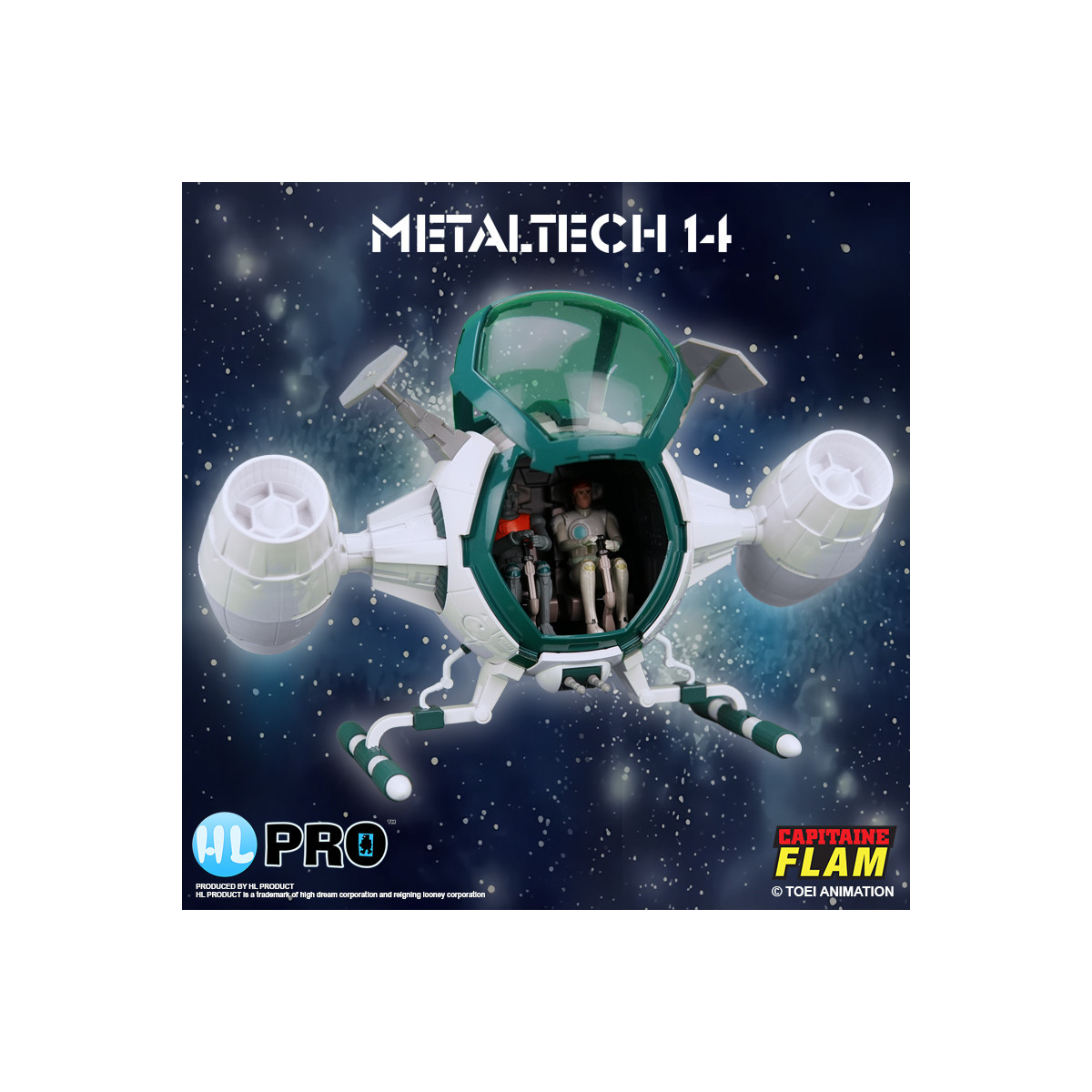 High Dream Metaltech 11 - Capitan Futuro - Capitan Futuro - Cyberlabe Retro Edition - Figurina Future Comet