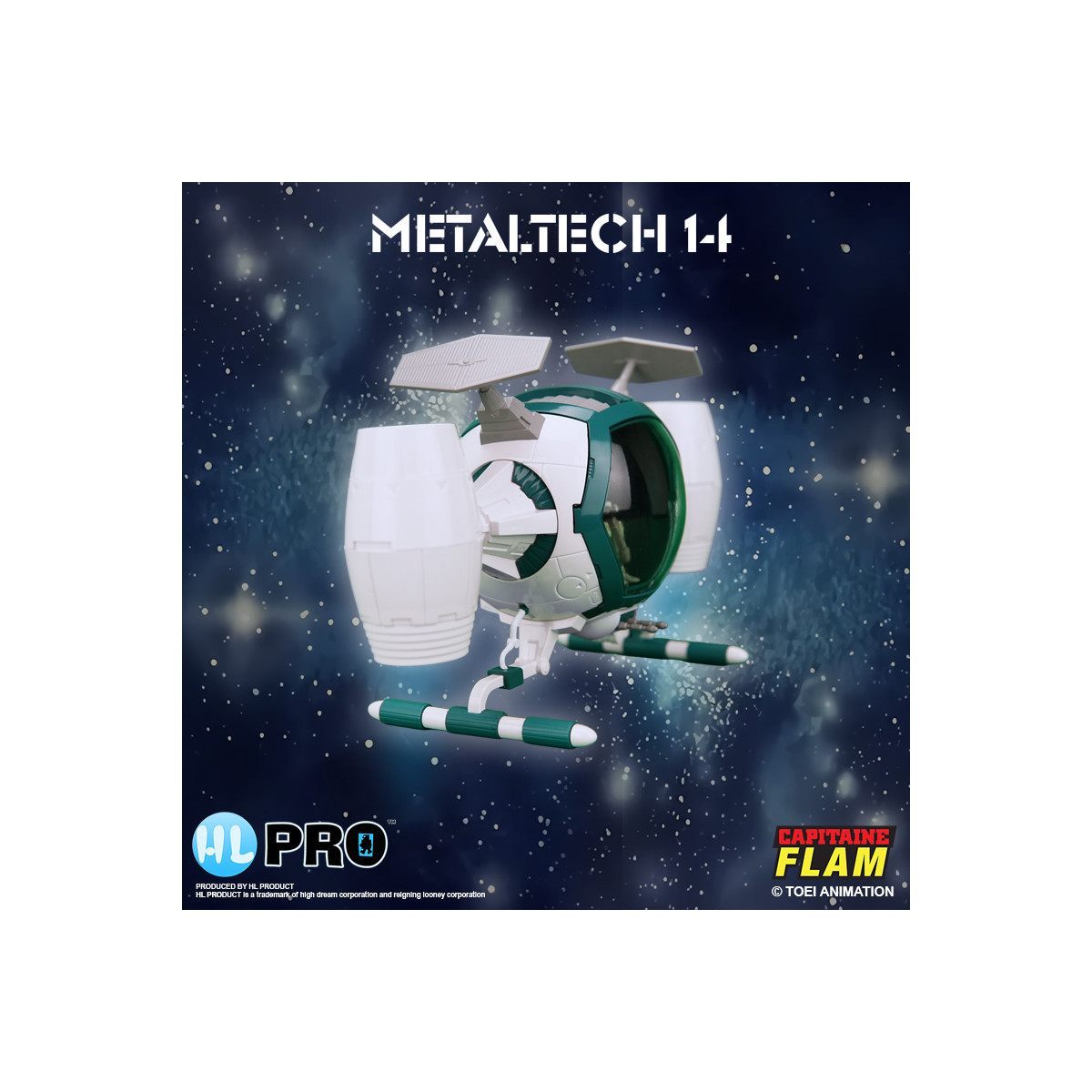 High Dream Metaltech 11 - Capitan Futuro - Capitan Futuro - Cyberlabe Retro Edition - Figurina Future Comet