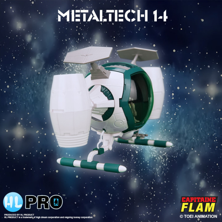 High Dream Metaltech 11 - Capitan Futuro - Capitan Futuro - Cyberlabe Retro Edition - Figurina Future Comet