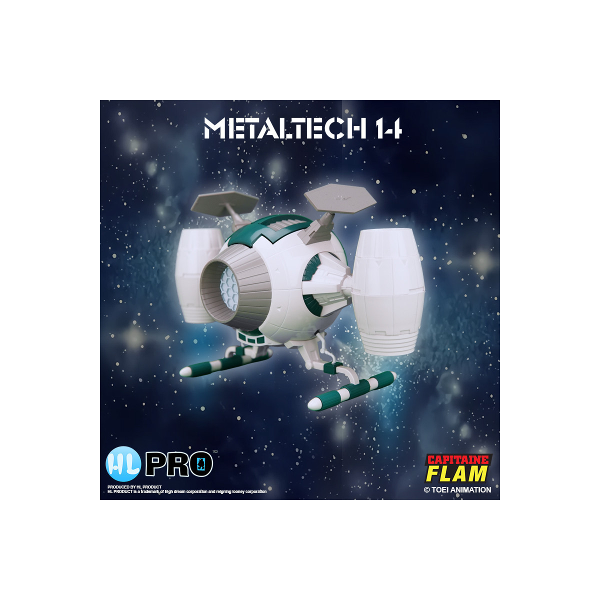 High Dream Metaltech 11 - Capitan Futuro - Capitan Futuro - Cyberlabe Retro Edition - Figurina Future Comet