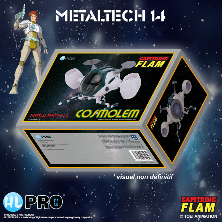 High Dream Metaltech 11 - Capitan Futuro - Capitan Futuro - Cyberlabe Retro Edition - Figurina Future Comet