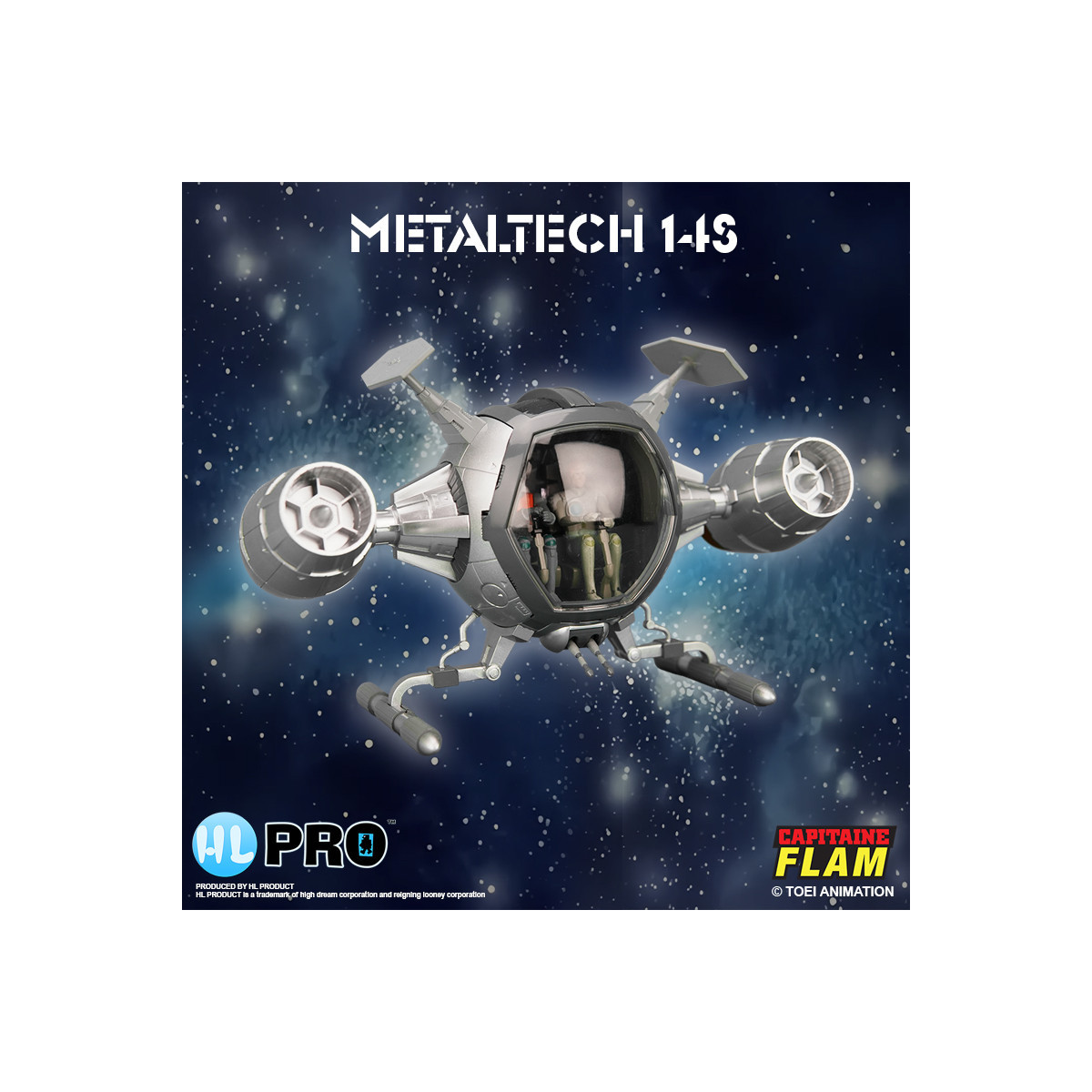 High Dream Metaltech 11 - Capitan Futuro - Capitan Futuro - Cyberlabe Retro Edition - Figurina Future Comet