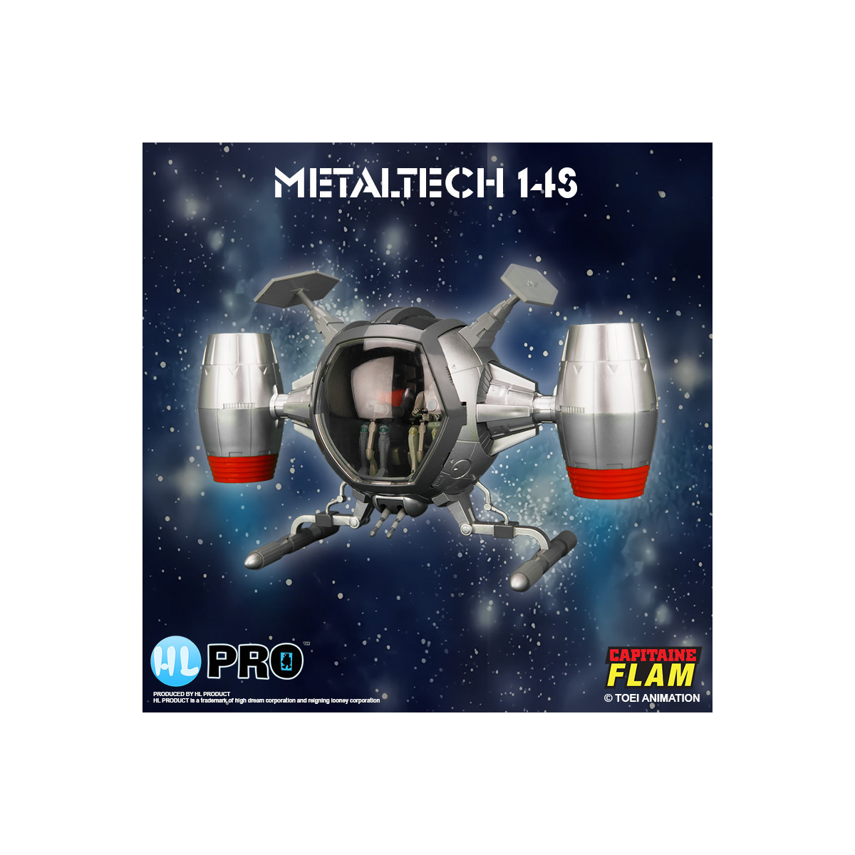 High Dream Metaltech 11 - Capitan Futuro - Capitan Futuro - Cyberlabe Retro Edition - Figurina Future Comet