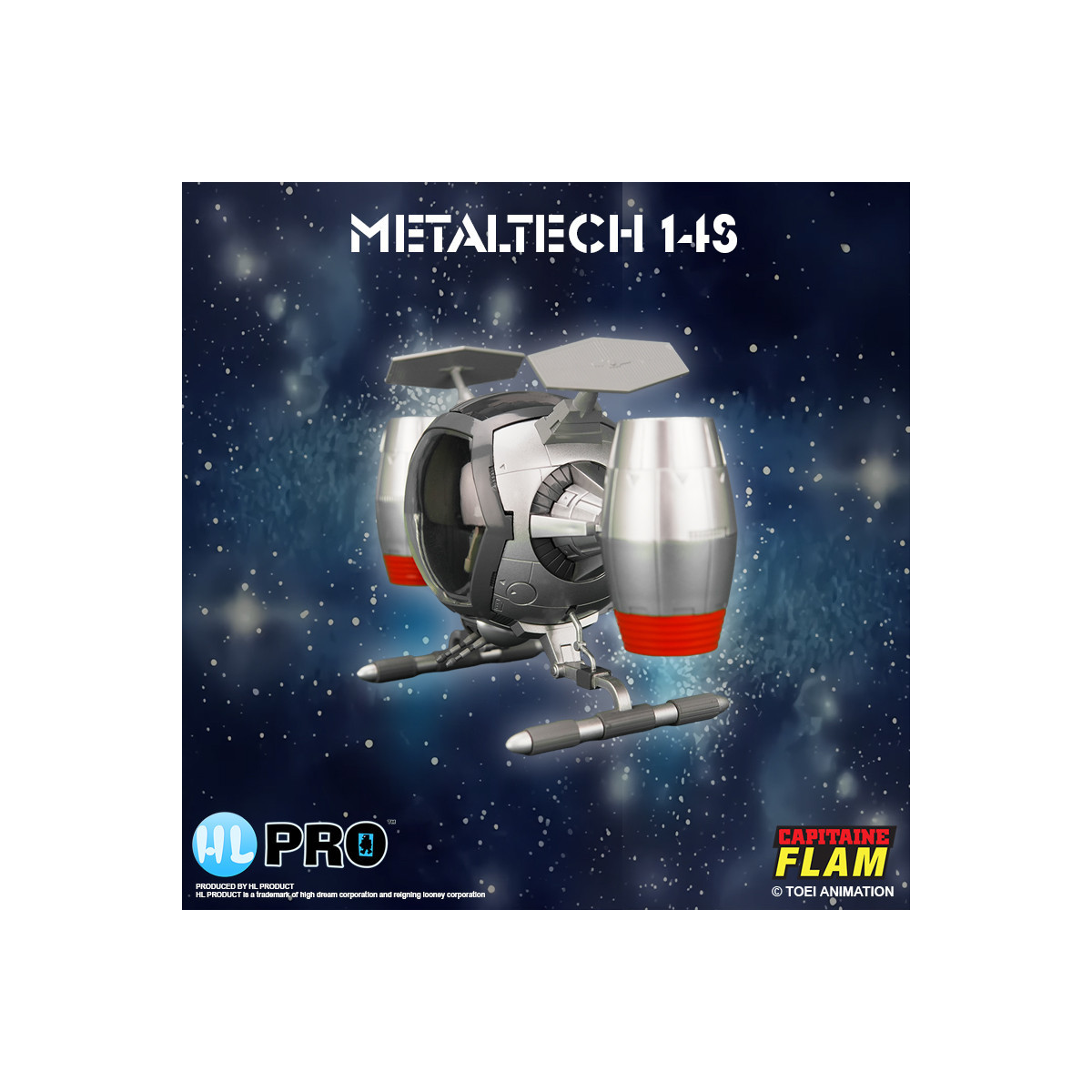 High Dream Metaltech 11 - Capitan Futuro - Capitan Futuro - Cyberlabe Retro Edition - Figurina Future Comet