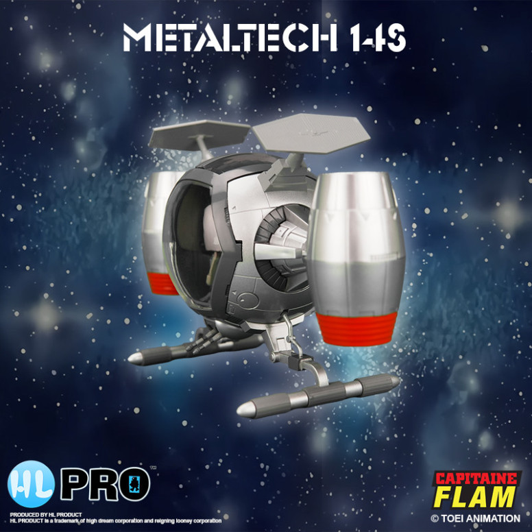 High Dream Metaltech 11 - Capitan Futuro - Capitan Futuro - Cyberlabe Retro Edition - Figurina Future Comet