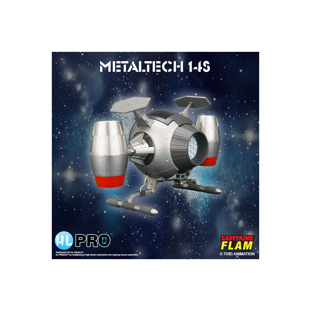 High Dream Metaltech 11 - Capitan Futuro - Capitan Futuro - Cyberlabe Retro Edition - Figurina Future Comet