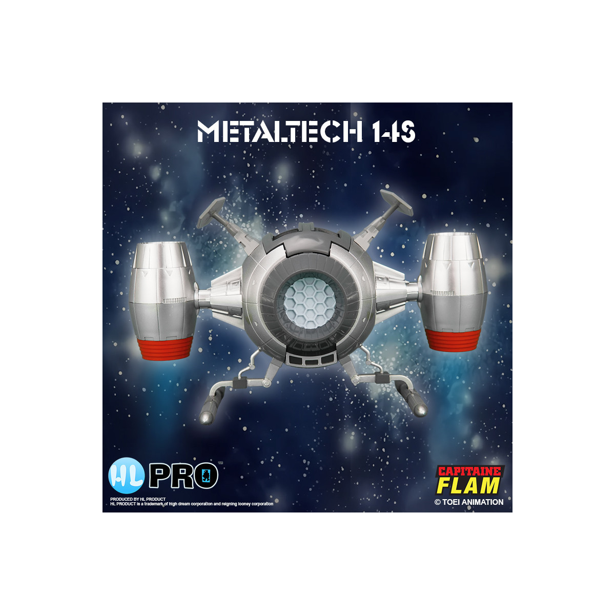High Dream Metaltech 11 - Capitan Futuro - Capitan Futuro - Cyberlabe Retro Edition - Figurina Future Comet