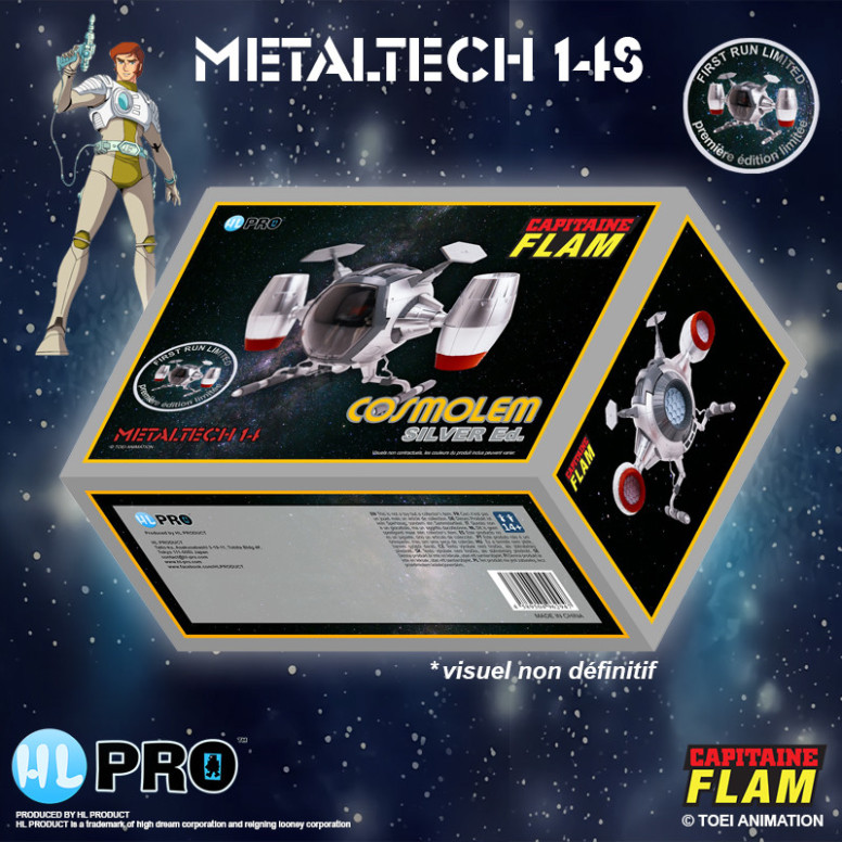 High Dream Metaltech 11 - Capitan Futuro - Capitan Futuro - Cyberlabe Retro Edition - Figurina Future Comet