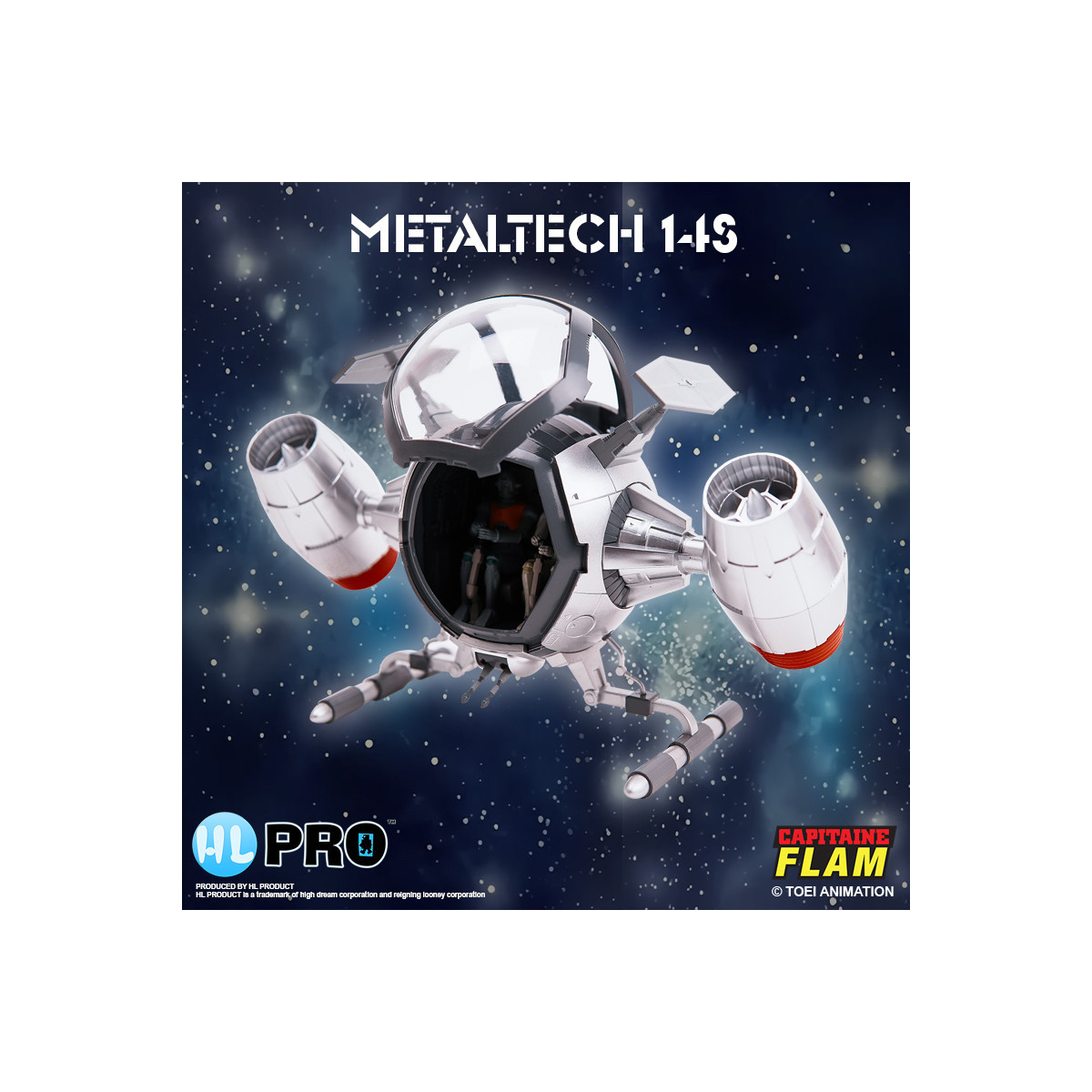 High Dream Metaltech 11 - Capitan Futuro - Capitan Futuro - Cyberlabe Retro Edition - Figurina Future Comet