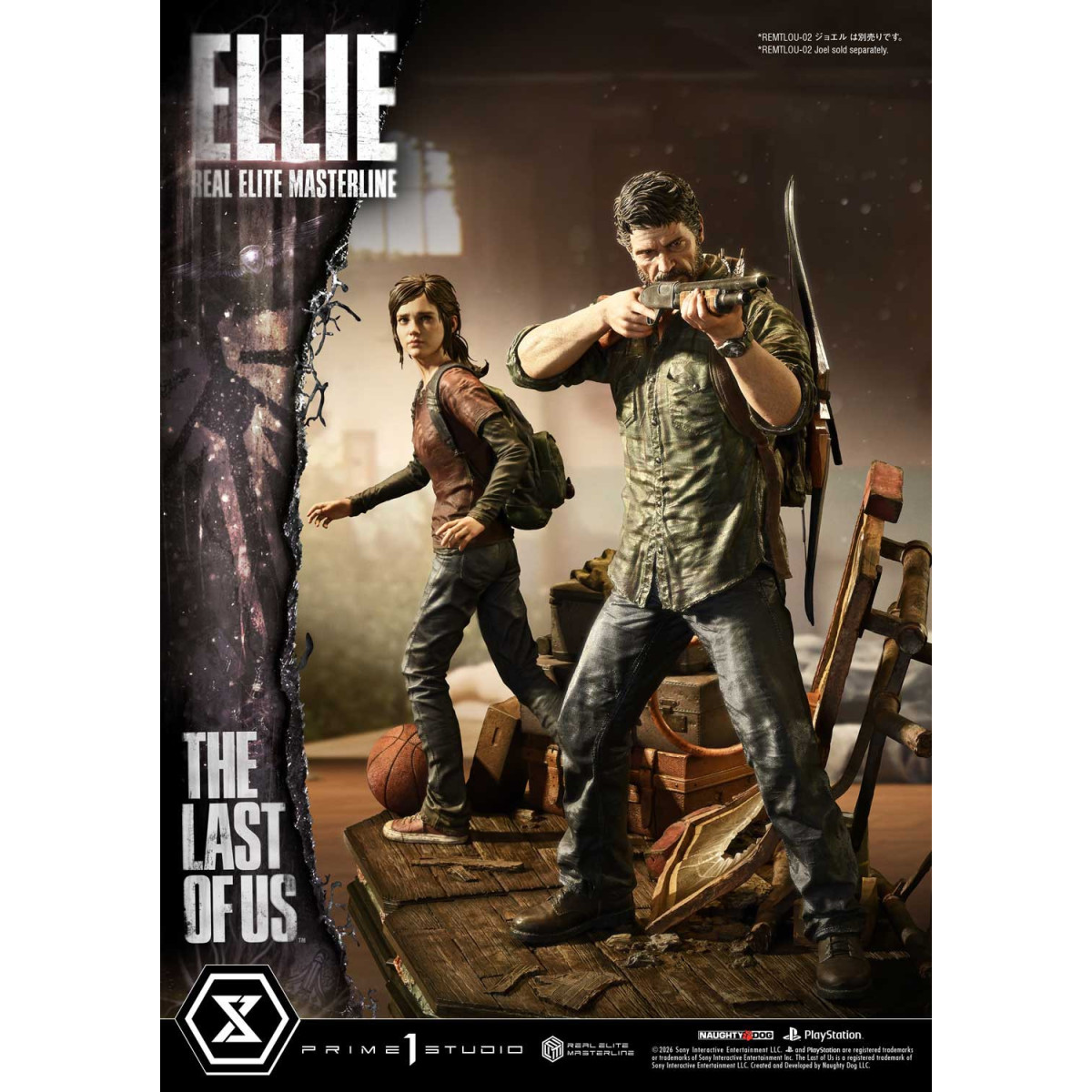 Prime 1 - Joel & Ellie Versione Deluxe (The The Last of Us Part I) 1/4 di statuetta della serie Masterline Ultimate Premium
